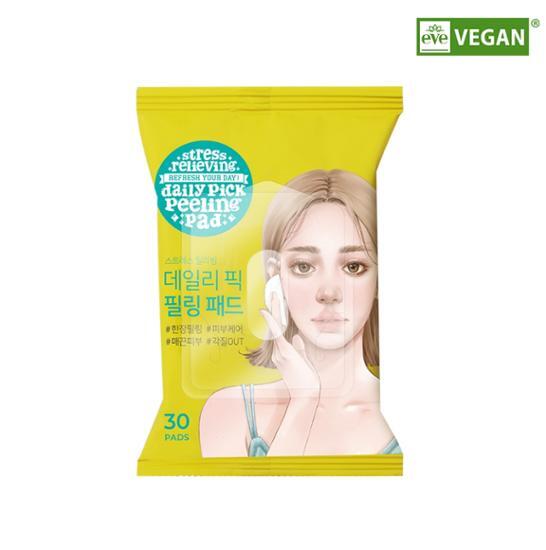 Arial Stress Relieving Daily Pick Peeling Pad План (30 листов x 3 шт.)