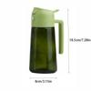 Hand-held Light-Blocking Oil Sprayer Dark Green Glass Kitchen Oil Bottle  Cooking Use