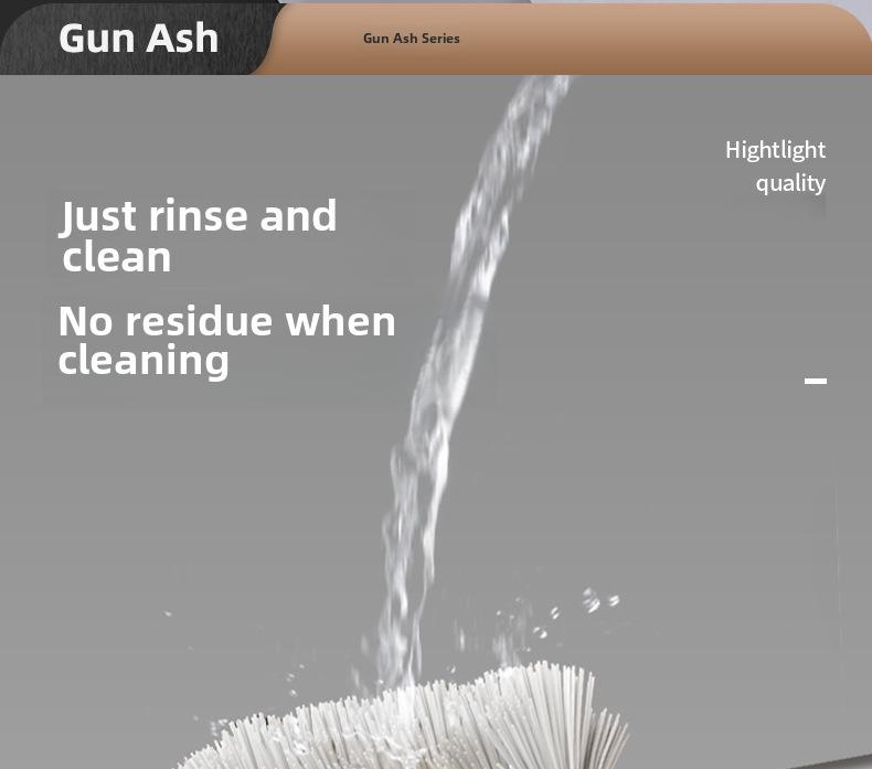 Настенная роскошная туалетная щетка: Без мертвых углов, конструкция без сверления для эффективной уборки ванной комнаты