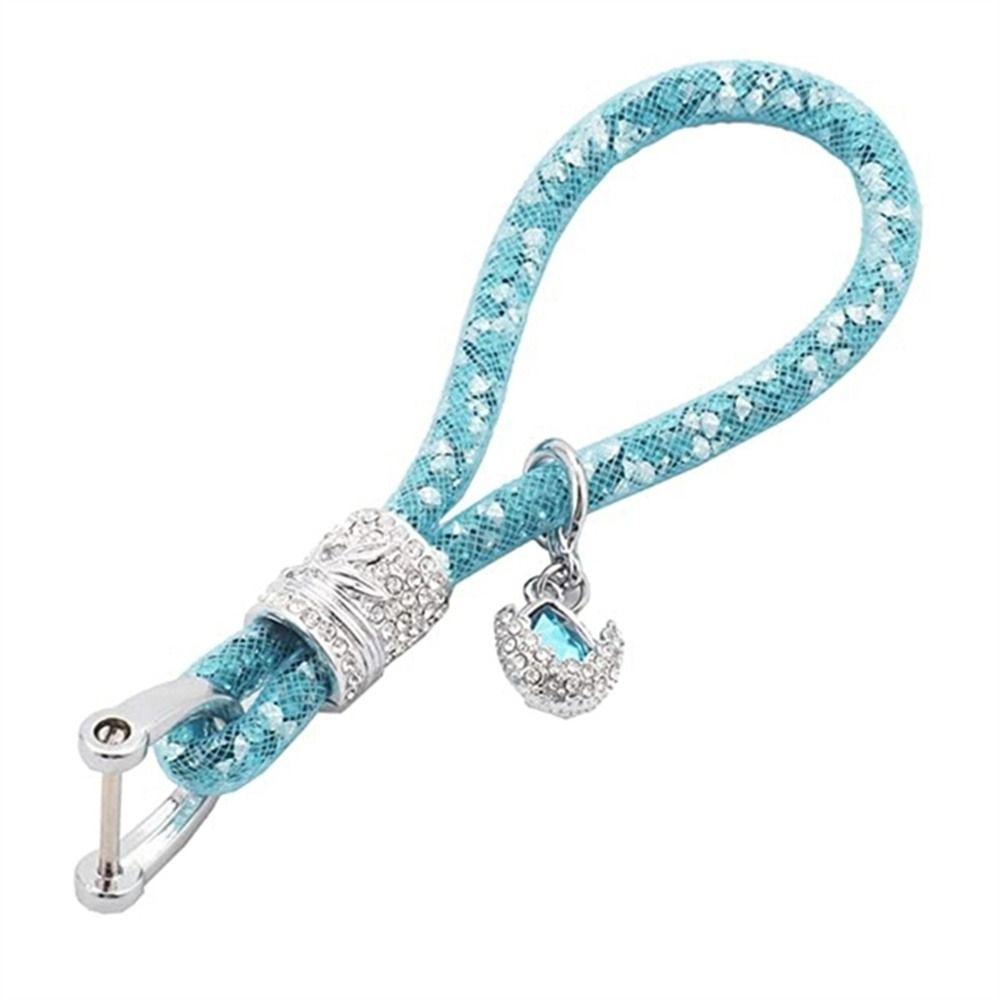Bag Pendant Shiny Car Keychain Car Key Decorations Glitter Key Chains Car Key Ring