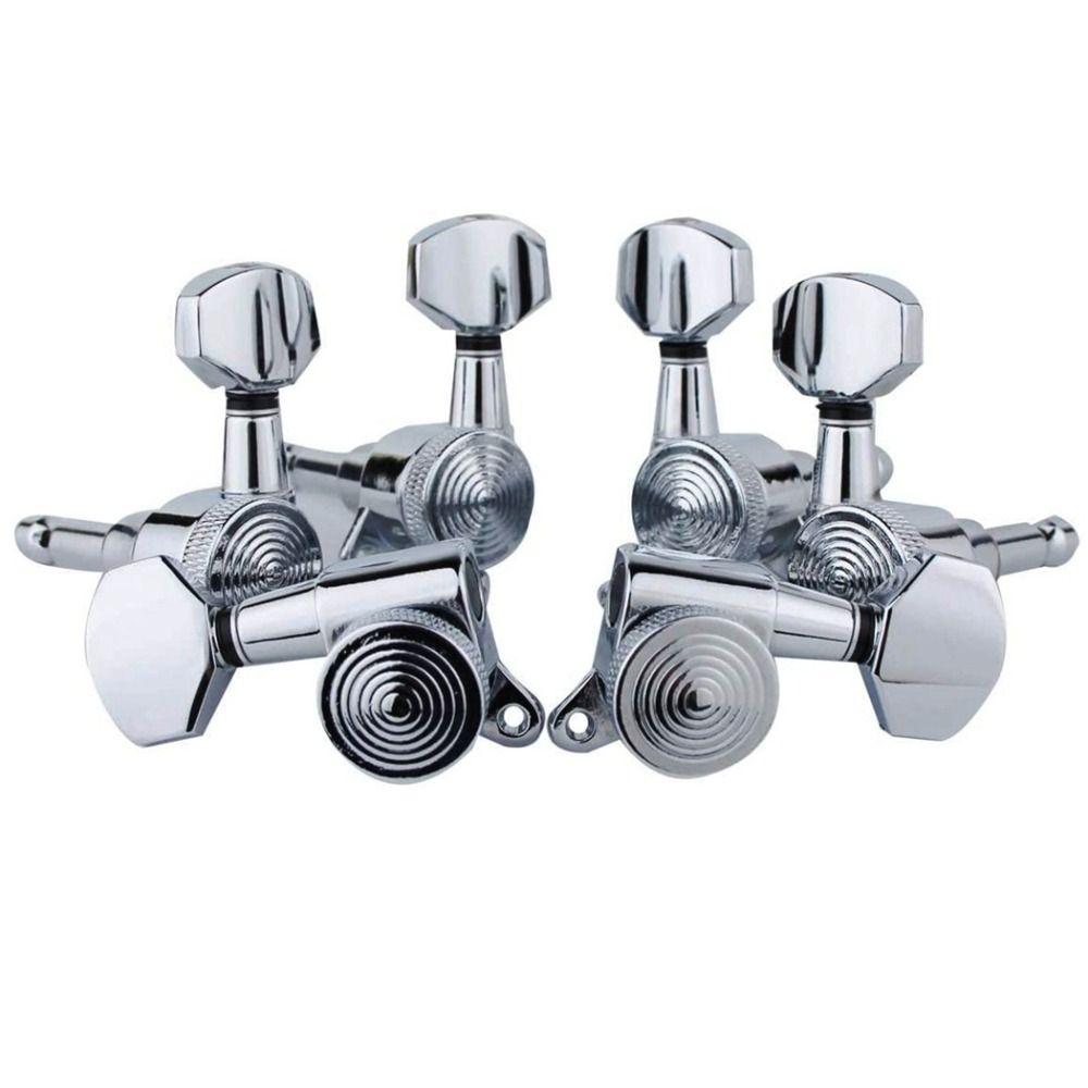 6PCS/Set Silver/Gold/Black Electric Guitar Machine Heads Tuners Lock String Guitar Tuning Pegs