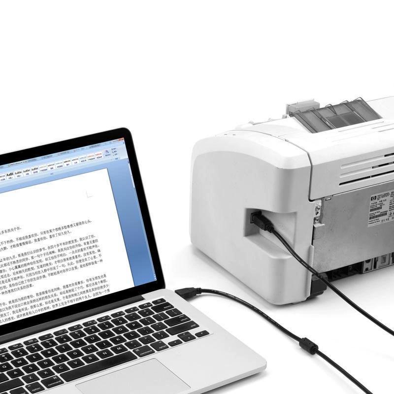 Кабель для печати USB 2,0, 5 м, тип A-B, удлинительный провод принтера для принтера, удлинитель линии принтера