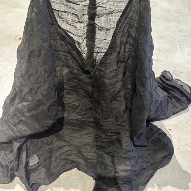 Johnature Woman Winter O-Neck Print Long Sleeves Shirt Fashion Vintage Chinese Style Single Breasted Shirt