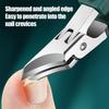 Slanted Nail Clippers Anti-splash Nail Clippers For Ingrown Wide Jaw Toenail Cutter Pliers Cutter Trimmers Manicure Tool