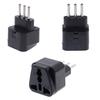 Универсальный переходник для вилки UK/US/Eu/Au To Italy 3Pin Travel Plug Converter