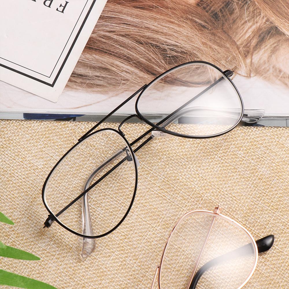 Women Men Metal Ultra Light Resin Oversized Vision Care Eyeglasses Myopia Glasses Glasses