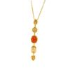 Luxury Pendant Collarbone Chain Colorful Zircon Long Tassel Necklace  Jewelry Accessories