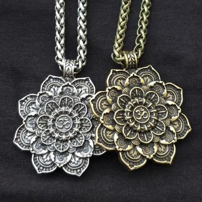 Подвеска Викинг Тибетская Мандала ОМ Амулет Ювелирное Изделие