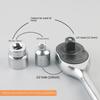 6pcs Vape Ratchet Wrench Gamer Chair Socket Adapter Ecoflow 1/2" Tools 3/8" Axe 1/4" Vevor Stainless Steel Fugees Job Tools Set