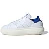 Stan Smith Platform White Royal Blue Женские кроссовки Cloud-White Off-White IE0451