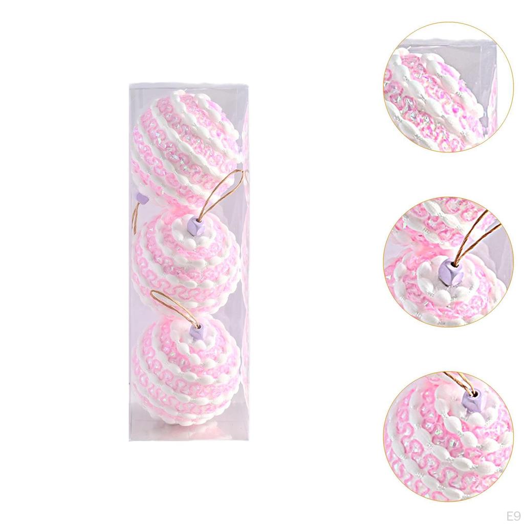 3 шт. Рождественские шары, украшения, подвески, сделай сам, подвесные шары для елки, праздничные