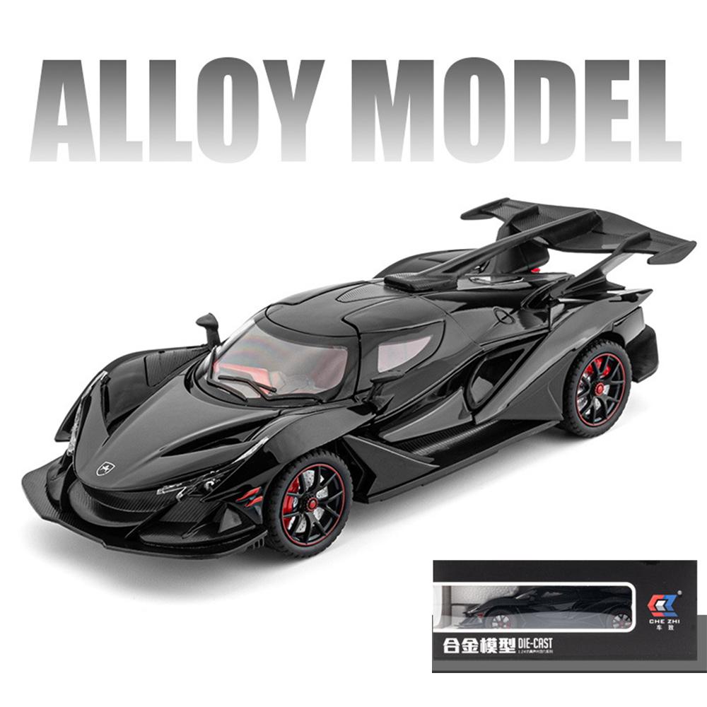 1/24 Scale Apollo IE Intensa Emozione Diecast Car Model Simulation Sound Light Gift