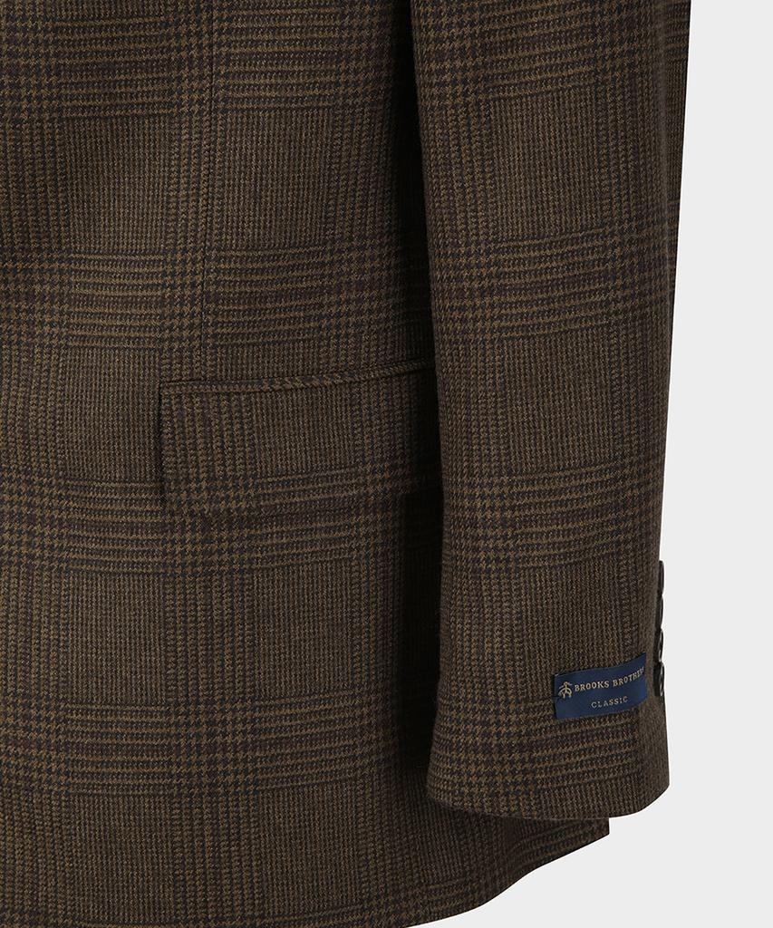 Brooks Brothers Classic Fit Tweed 2-Button Sport Coat (Brown) (Bbjsmf47124Ef)