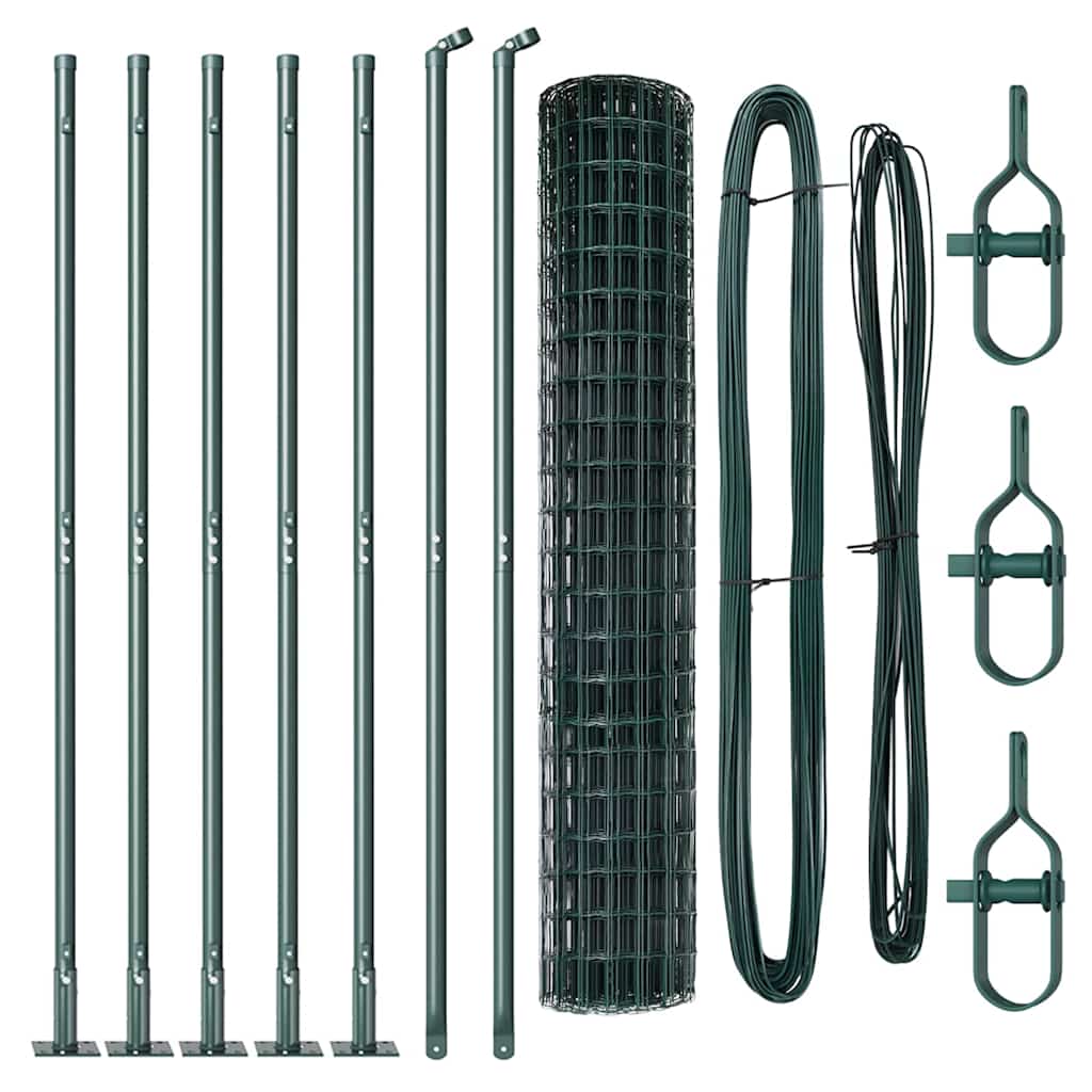 Welded Wire Fence with Concrete Foundation 10 x 1.4 m (W x H)