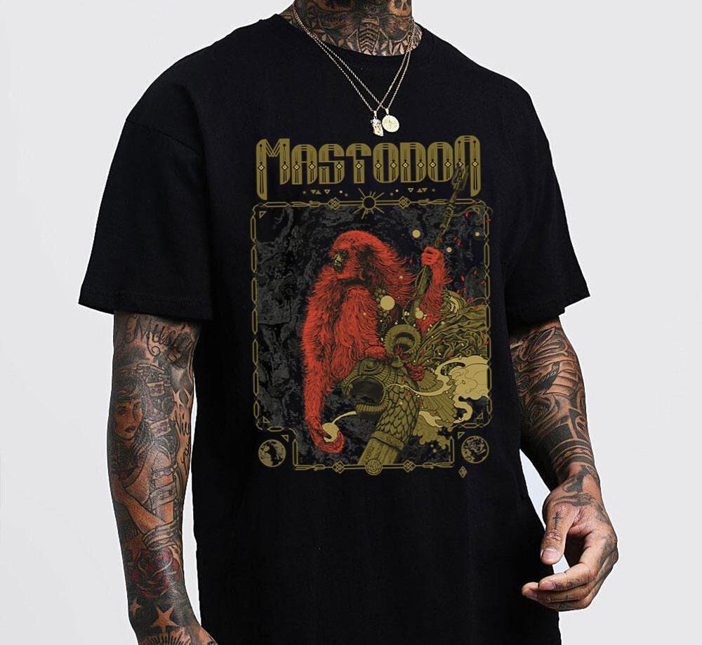 Voyager Mastodon Band Cotton Black Men Full size Shirt AC054 Unisex T-Shirt