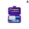 Orthodontic Aligner Tooth Chew Chewies Storage Case Dental Care Kits Invisable Braces Aligners Portable Detachable Toothbrush