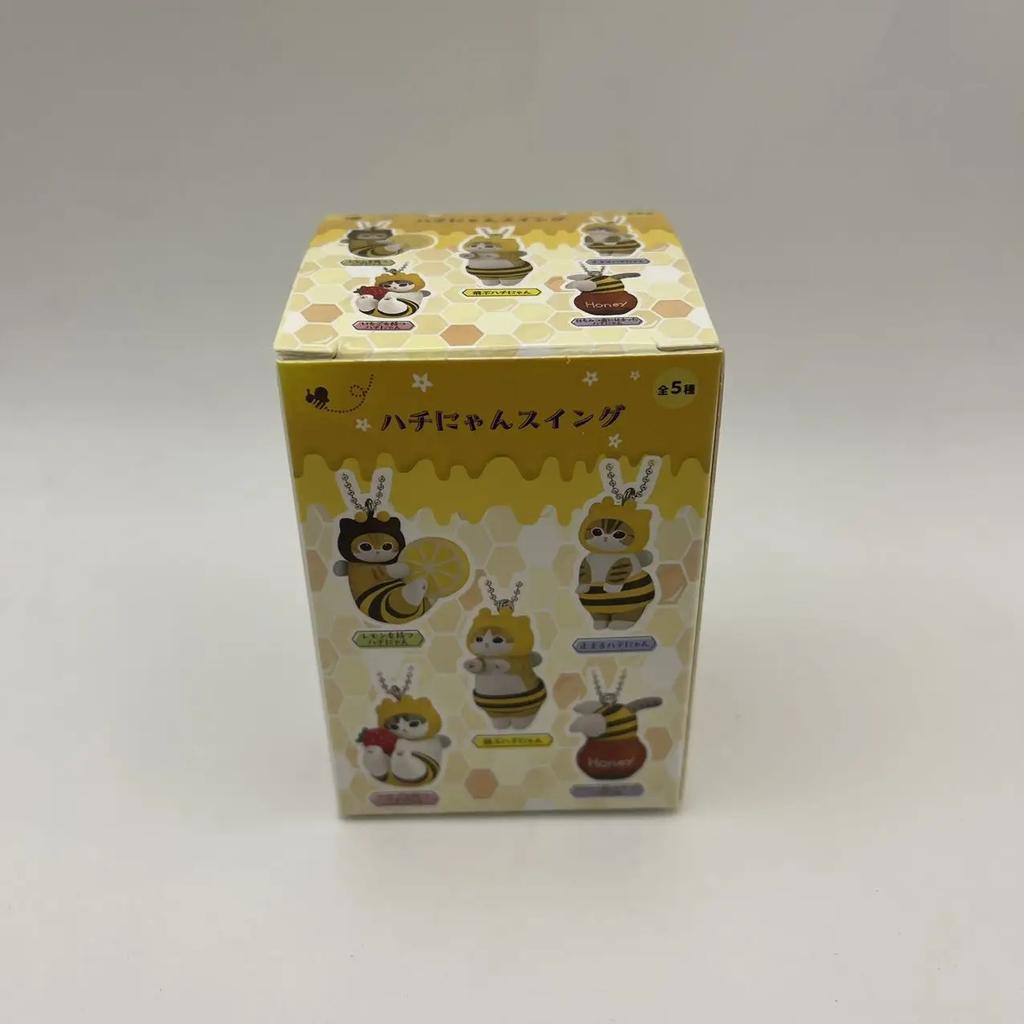 Новая Mofusand Фигурка-сюрприз в виде пчелы, Киндер-сюрприз, Пчела, Кошка, Аниме, Фигурка, Украшение, Милая кукла, Ручная работа, Модель, Игрушка, Подарок на день рождения ребенка