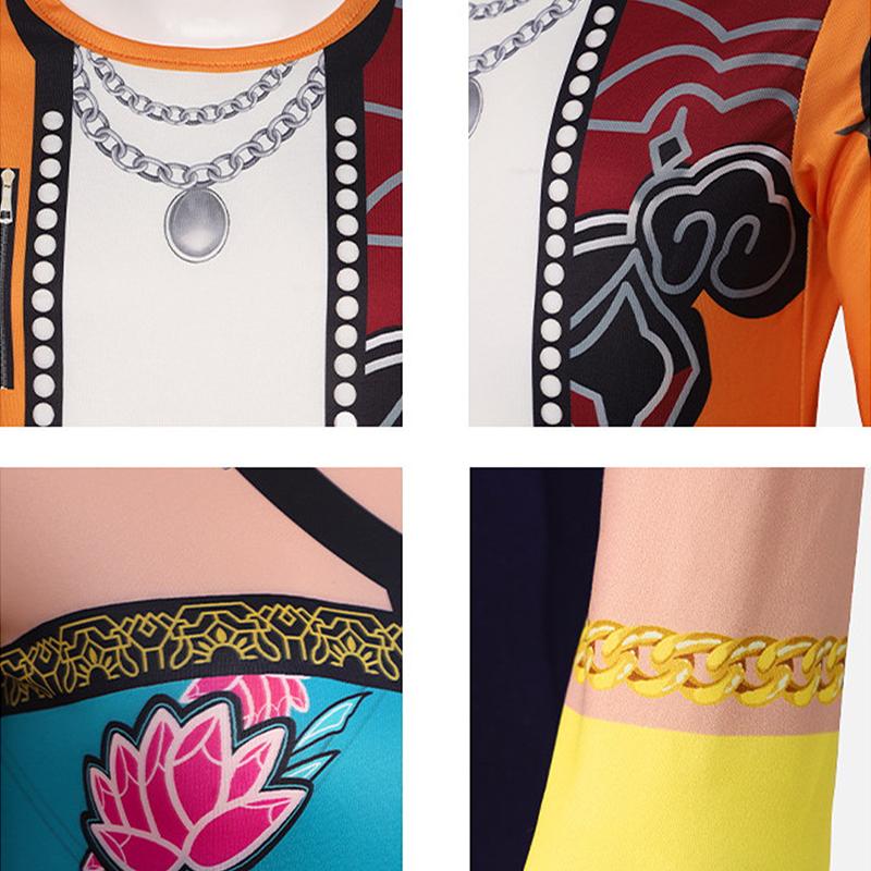 Костюм для косплея K-Pop Hunter, костюм поп-певицы, костюм на Хэллоуин, детское платье для переодевания, сценический костюм