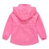 Детские куртки Детская одежда Однотонная ветровка для мальчиков и девочек с поясом Среднего и большого размера Детское осеннее пальто с капюшоном Съемный