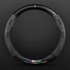 Carbon Fiber Car Steering Wheel Non-Slip Cover Accessory For BMW M Sport F06 F10 F15 F16 F20 F21 F25 F30 F32 GT F80 F82 X1 X3 X5 HC0