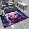 Спальня Прикроватное одеяло Кристалл Бархат Мягкий Кот Мультфильм Ковер Домашний Гостиная Грязеотталкивающий Напольный Коврик