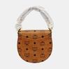 [Pre-Owned] Patricia Visetos Monogram Studded Saddle Bag - Very Good #T8A475