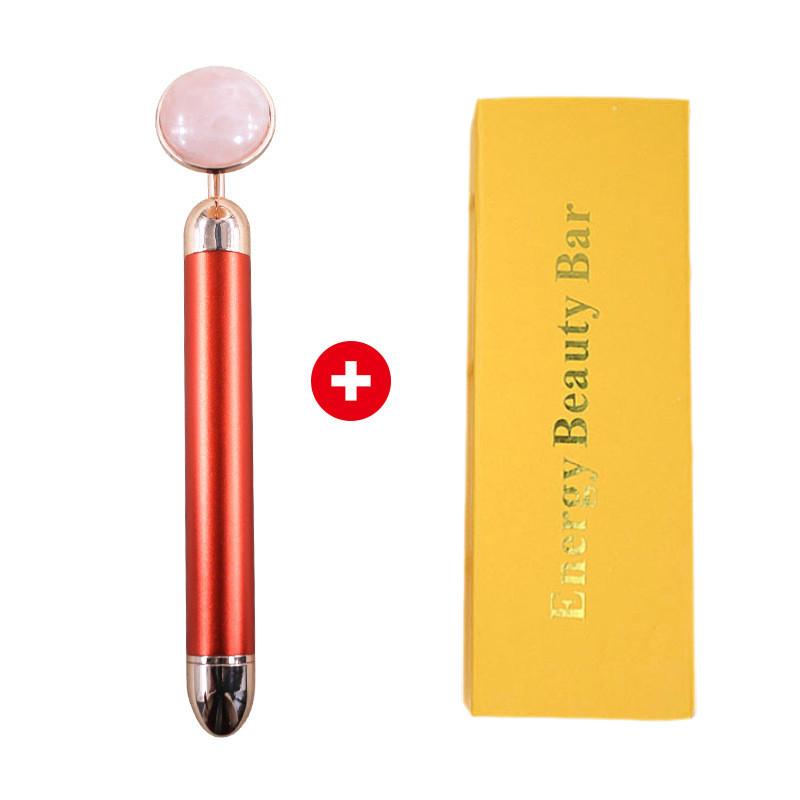 Премиальный электрический нефритовый бьюти-роллер с вибрационной функцией для ухода за лицом и расслабления