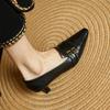 Fashion 2025 Spring New Fashion Women Oxford Shoes High Heel Elegant Comfortable Summer Square Toe Casual Pumps Shoes Woman Size 34-40