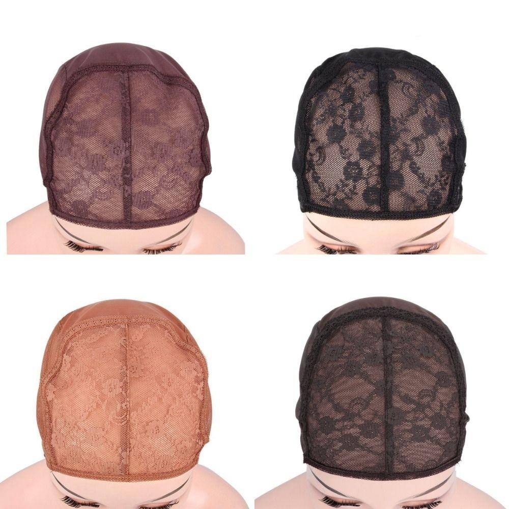 Adjustable Strap Invisible Hair Net 4 Size Lace Wig Cap DIY Mesh Wig Caps Men