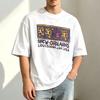 1Pc Unisex Cotton Short Sleeve T-Shirt Fashion Shirt for Men Classic Crew Neck Shirt for Women Letter Print Top Going Out Trendy Summer Clothes