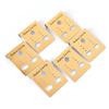 100X Gold Professional Type Plastic Earring Ear Studs Holder Display Hang Cards,