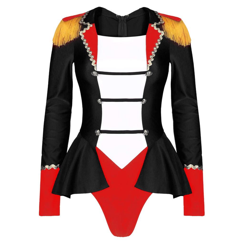 Женский костюм для косплея на Хэллоуин, цирковой манеж, женские боди, наряды для ролевых игр