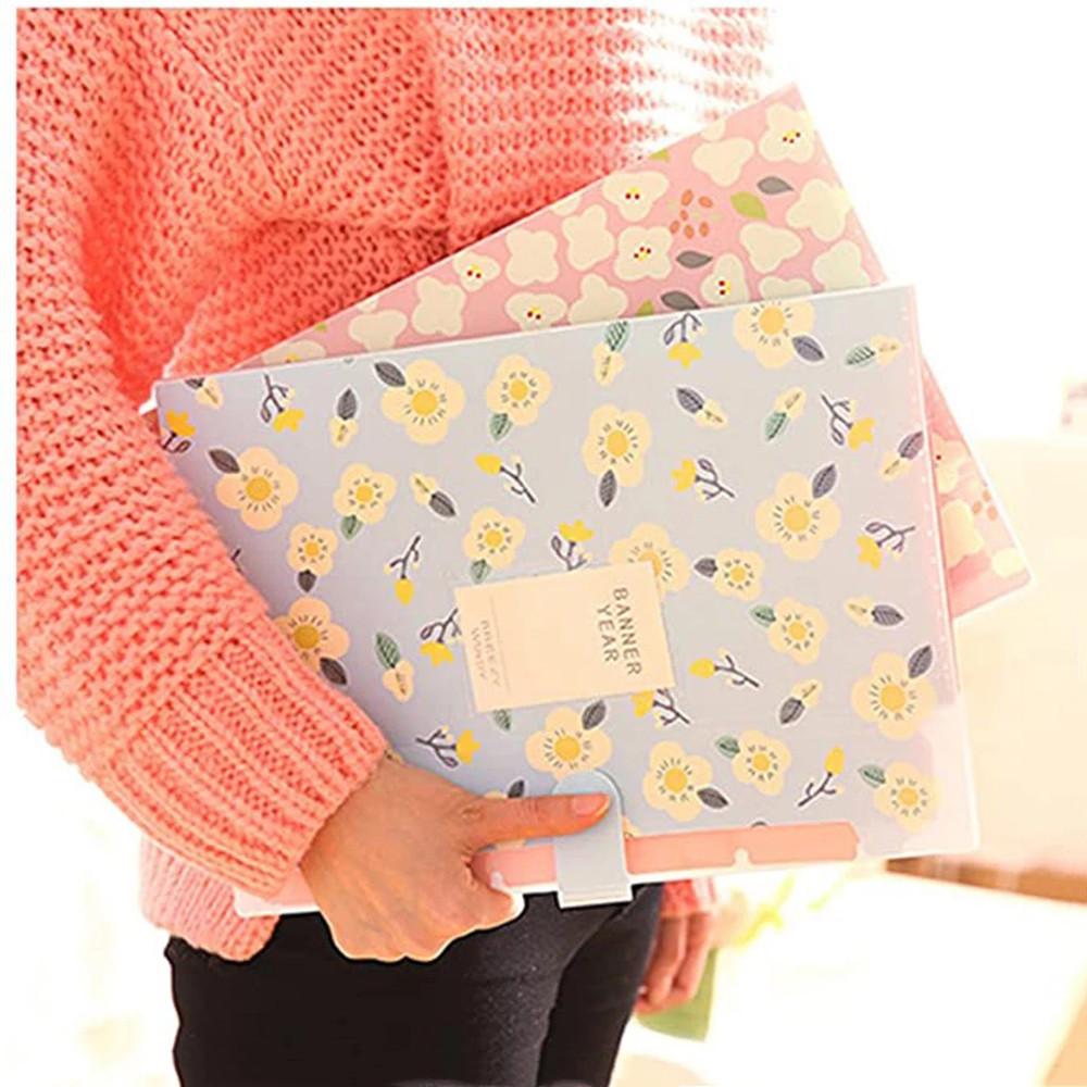 Size Desk Organizer File Holder Accordion Folder File Folder Floral File Folders Document Organizer