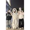 Corner buckle bow print fur collar hooded loose cotton clothes women's winter versatile warm ethnic cotton-padded coat