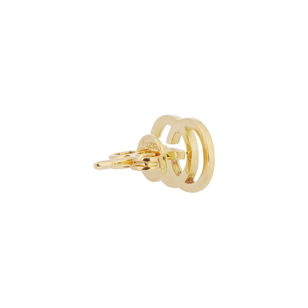 GUCCI 18K Gold Stud Earrings Unisex Gold YBD094074002
