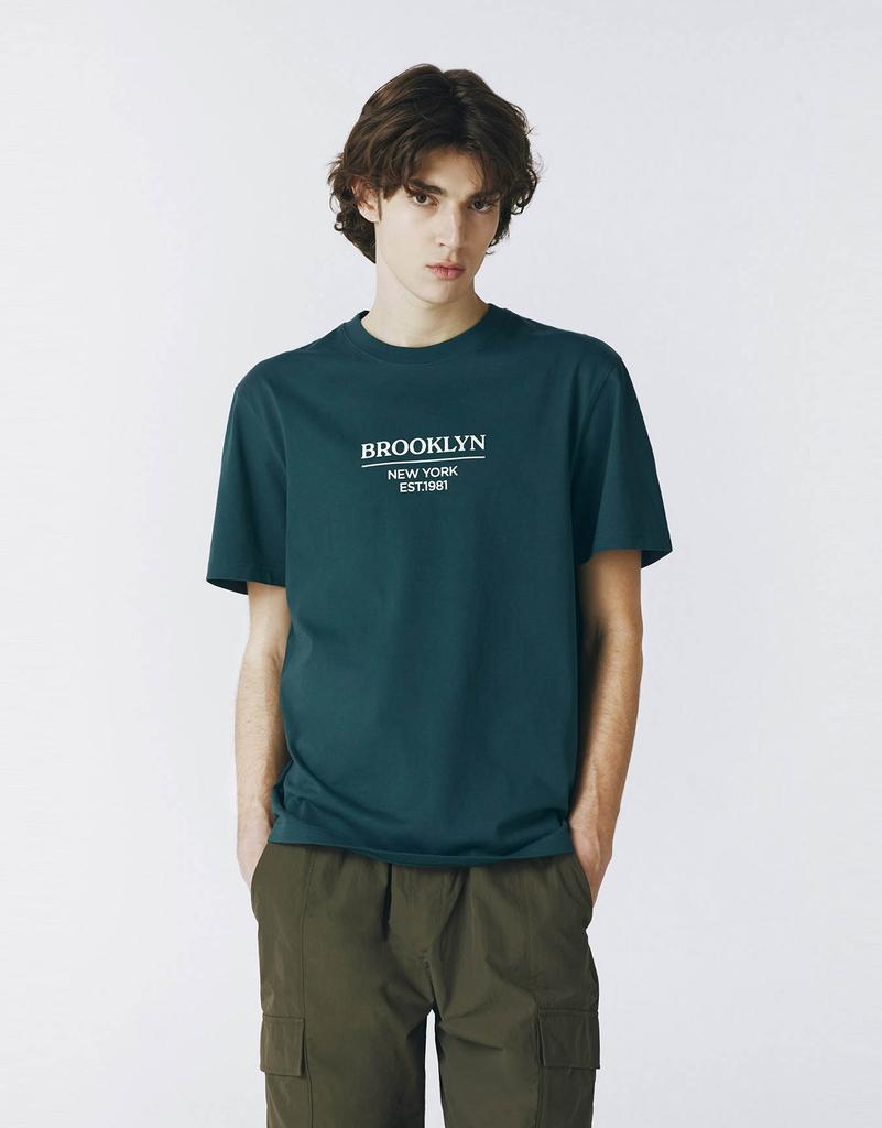 Графическая футболка с коротким рукавом Giordano 094504 [7 цветов]