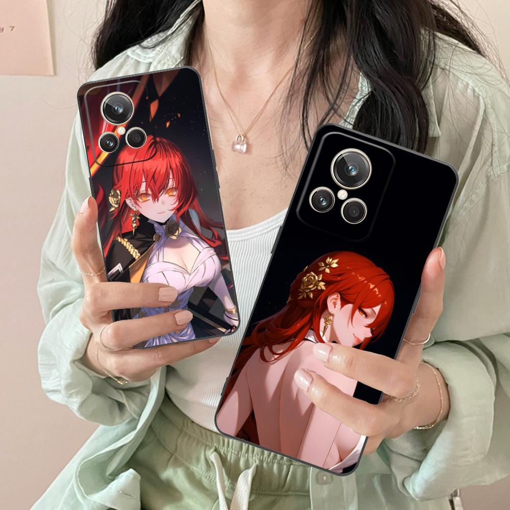 HSR Himeko Матовый ТПУ Чехол для Мобильного Телефона для Realme GT 8 Neo Pro C75 73 71 C67 65 C55 53 C35 31 C20 15 Цветная Крышка