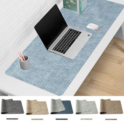 Кожаный игровой коврик для мыши Очень большой Письменный коврик Прочный коврик для мыши Настольный