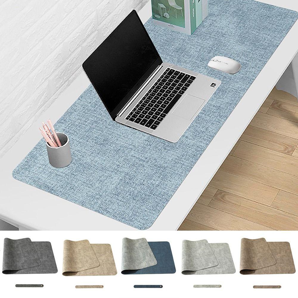 Extra Large Mouse Mat Leather Keyboard Mice Mat Durable Table Mat  Home Office