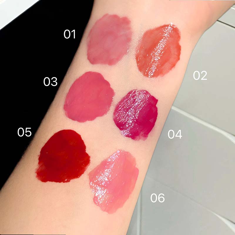 CAPPUVINI Рождественский сюрприз Набор из 6 жидких помад Матовый вельвет Стойкие Праздничные цвета Подарок для праздничной вечеринки 12 г