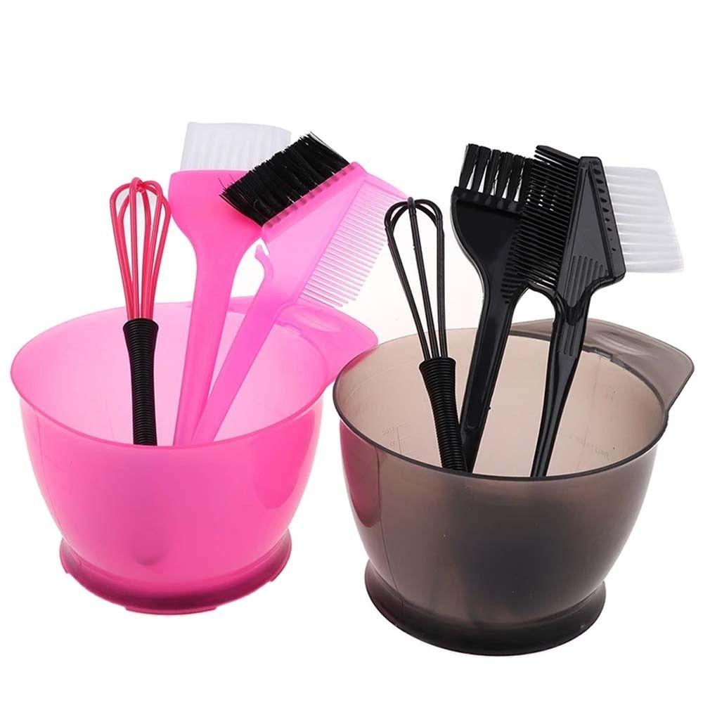 Caps Hair Salon Tool Hairdressing Tint Tool Hair Dye Color Brush Hair Coloring Set Hair Dye Bowl