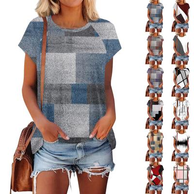 Женские футболки с коротким рукавом, милые туники с круглым вырезом, топы, базовые футболки, блузки, свободный пуловер