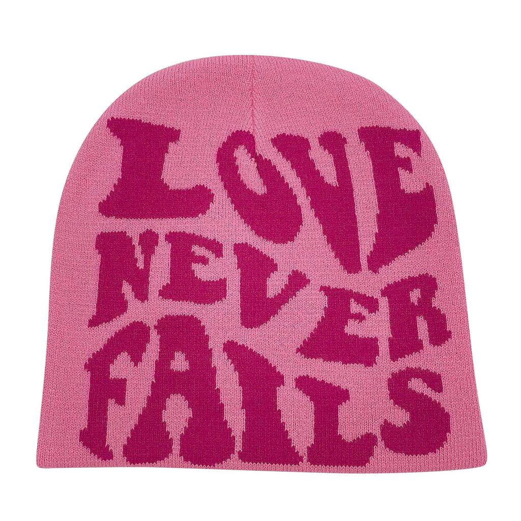 Вязаная шапка с надписью LOVE, мужская и женская шапка в стиле хип-хоп, модная теплая шапка