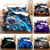 3D Digital Printing Home Textile Pin Quilt Cover Three-Piece Set