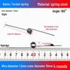 Torsion Spring Steel 0.3-3.0 for 90/180° Clip Trash Can