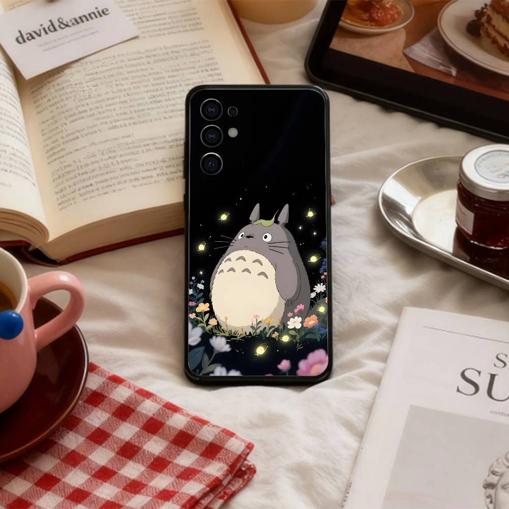 Милый Чехол Для Телефона Мой Сосед Тоторо-MNT Для Samsung S 25,24,23,22,30,21,10,9,Ultra,Plus,Lite,FE,4,5 G Мягкий Черный Чехол