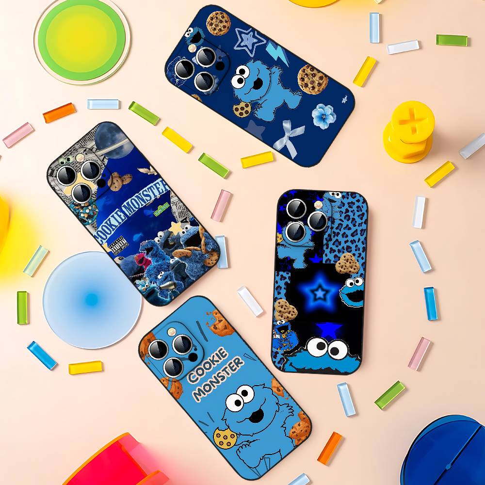 Cookies Monster Phone Case For IPhone 17/16/15/13/14 Pro Max/ 11Plus/X/Xr/Xs Max/12mini