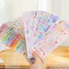 25sheets Kawaii Ins Multi material die-cutting sticker book DIY handmade scrapbook aesthetic decoration stationery sticker