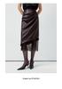 Chic Russian Lace & Leather Bodycon Skirt - French Fashion Inspired