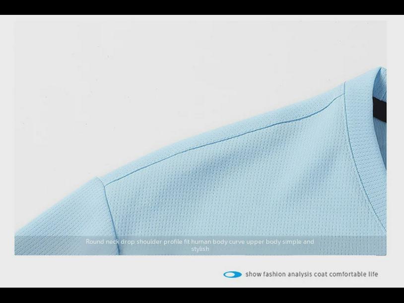 Мужская футболка Gradient Quick-Dry Ice Silk Mesh с короткими рукавами, дышащая, тренд лета 2023 года.